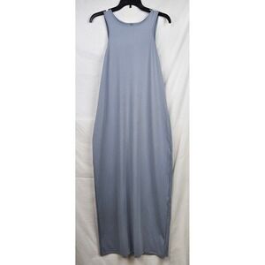 NWT Wild Fable ButterBliss Sleeveless Maxi Dress Blue High Neck XXL Minimalist